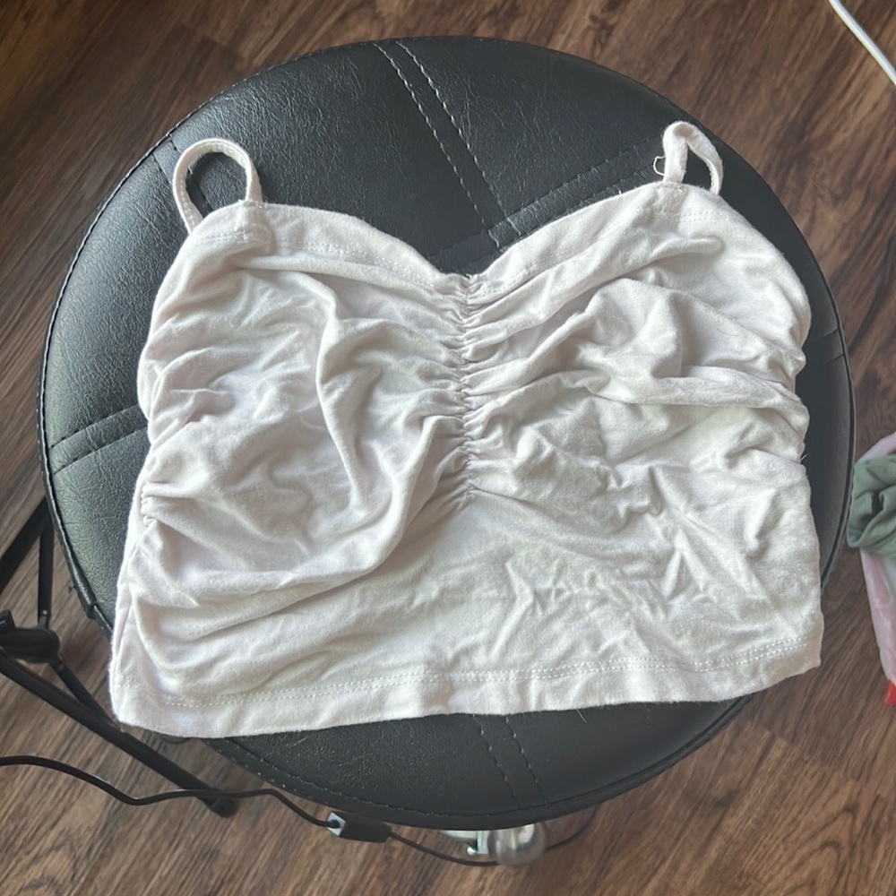 white tank top